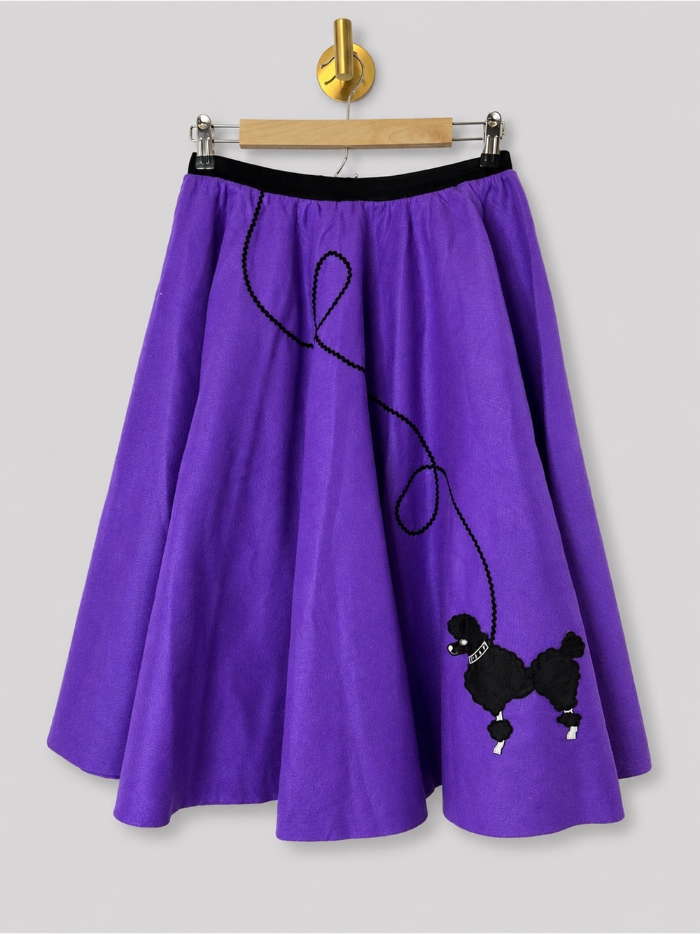 50’s Poodle Circle Skirt Retro 50s Style Full Flare Midi Skirt Rockabilly skirt
